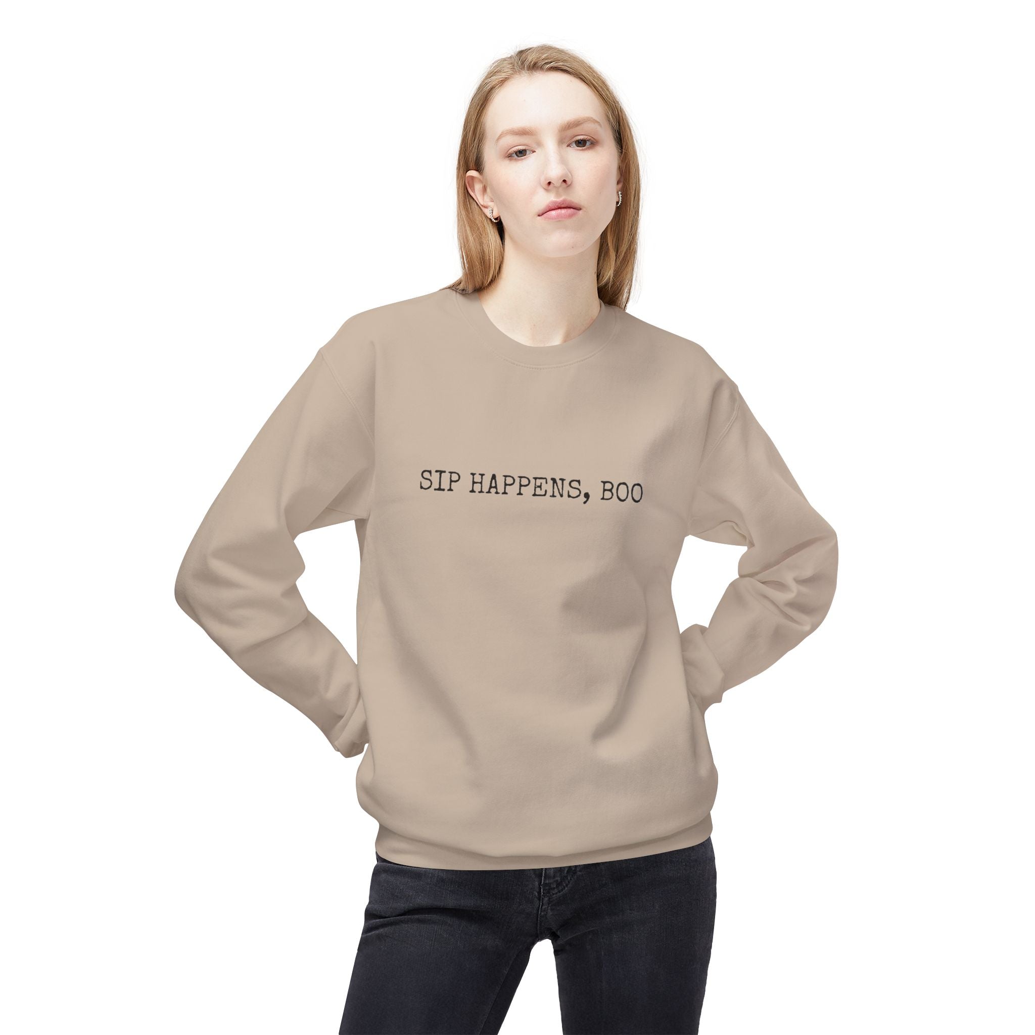Sip Happens Boo - Crewneck