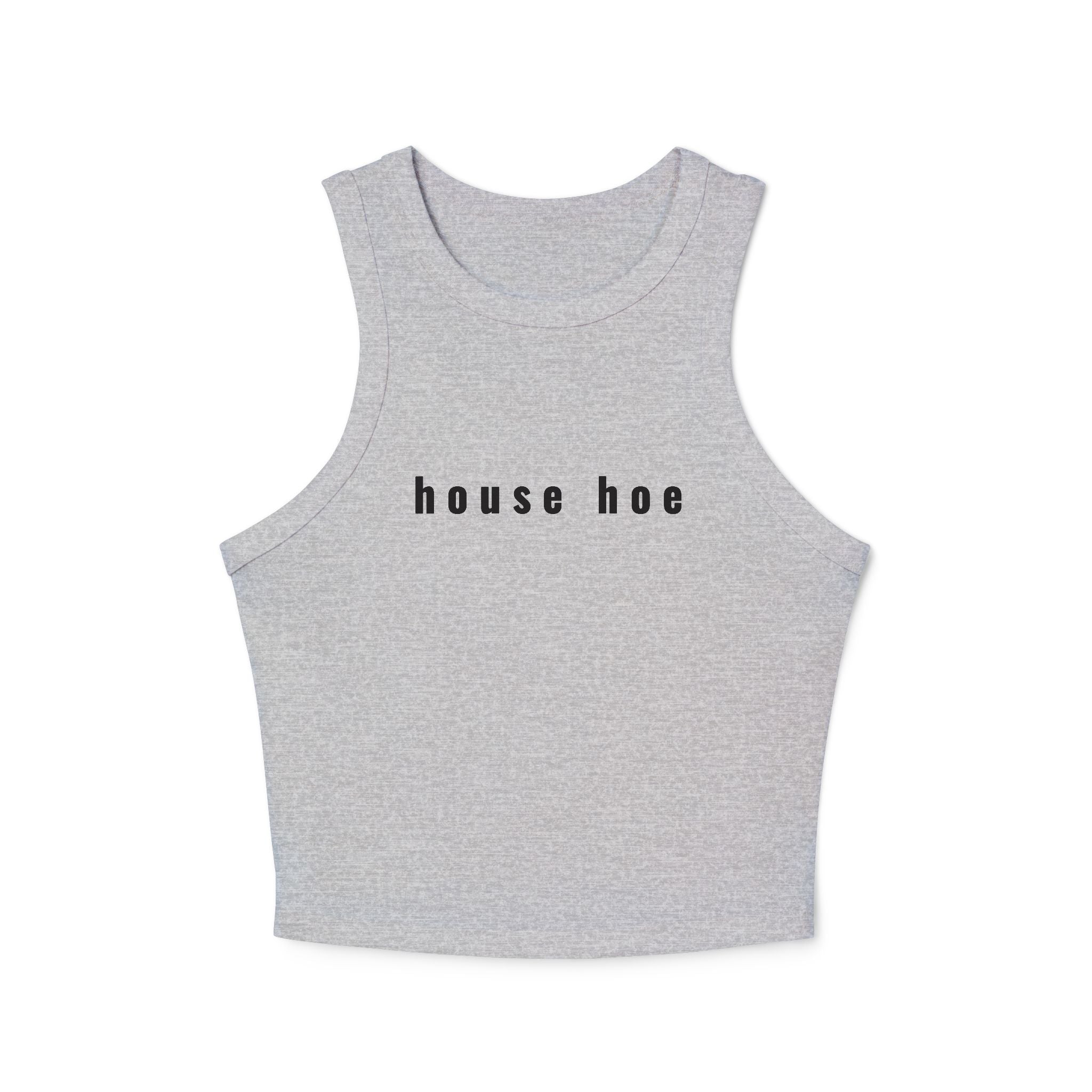 House Hoe - Ribbed Racer Tank Top