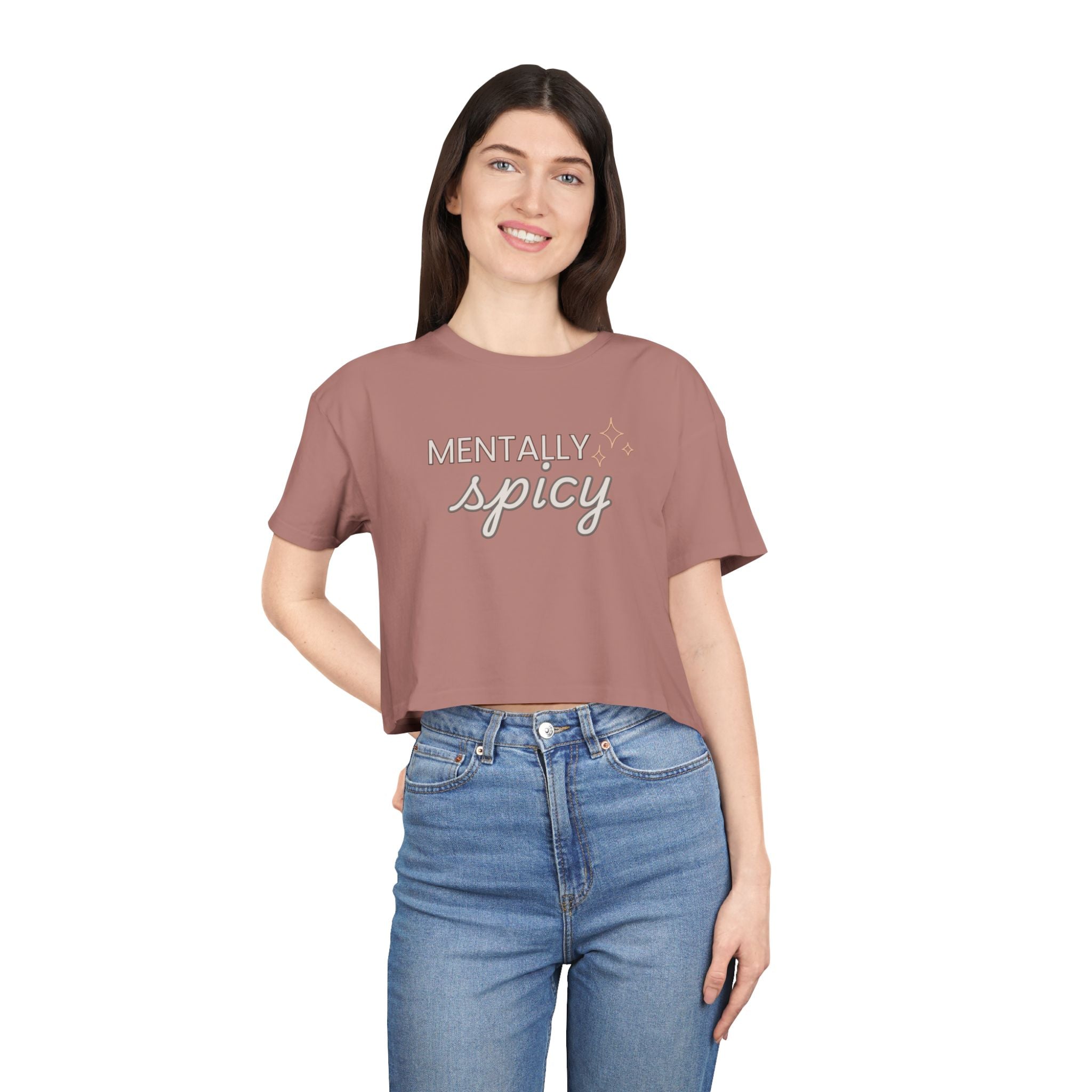 Mentally Spicy - Cropped T-Shirt