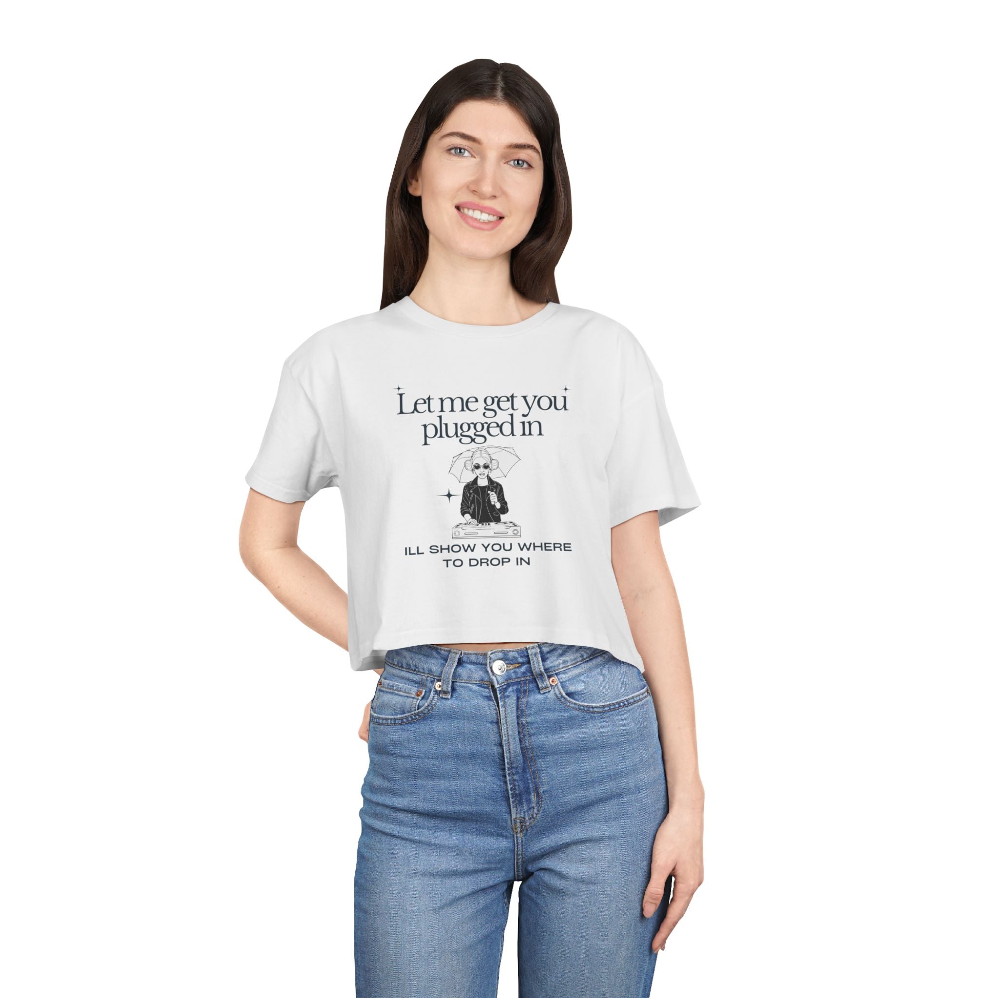 Drop In  Cropped T Shirt