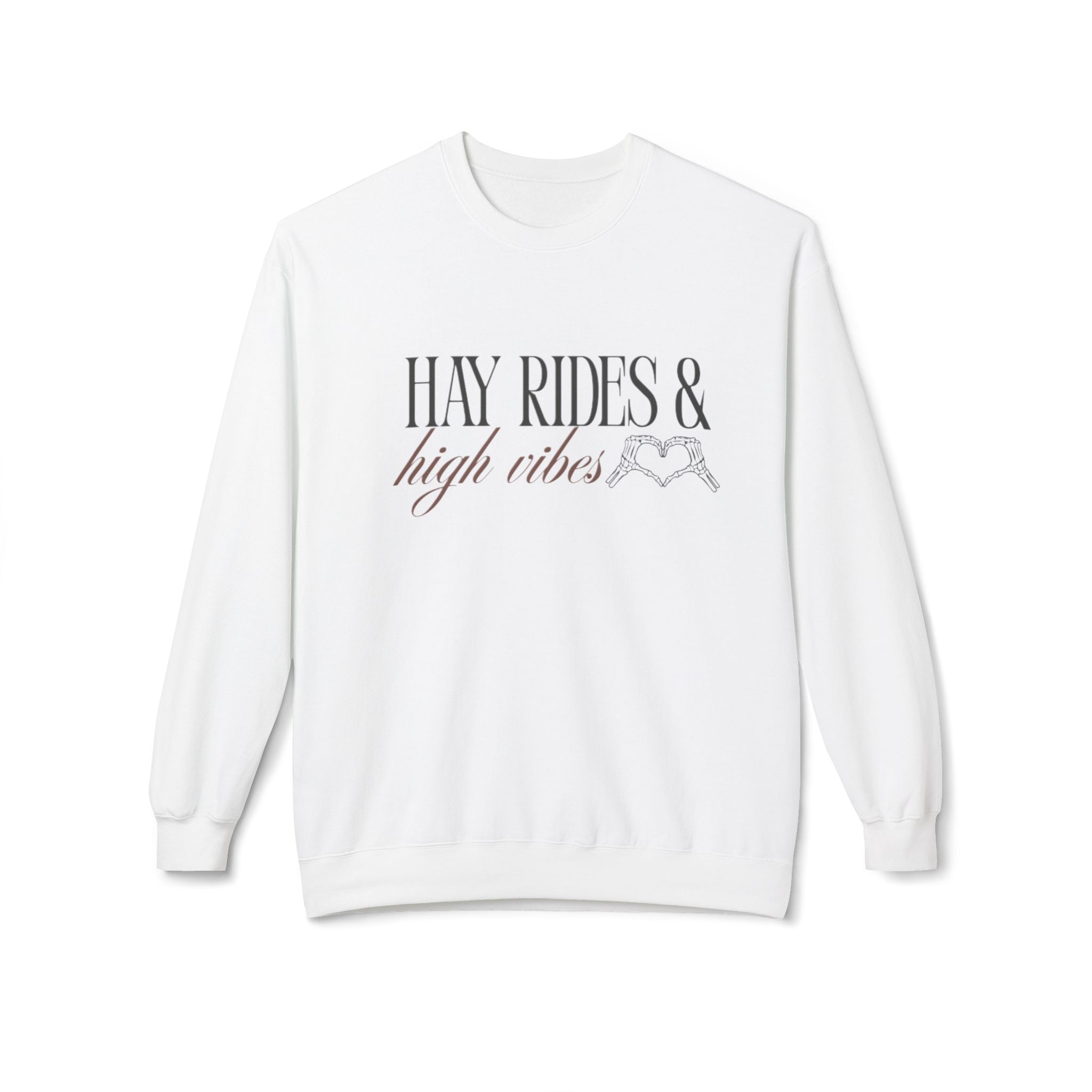 Hay Rides & High Vibes Crewneck