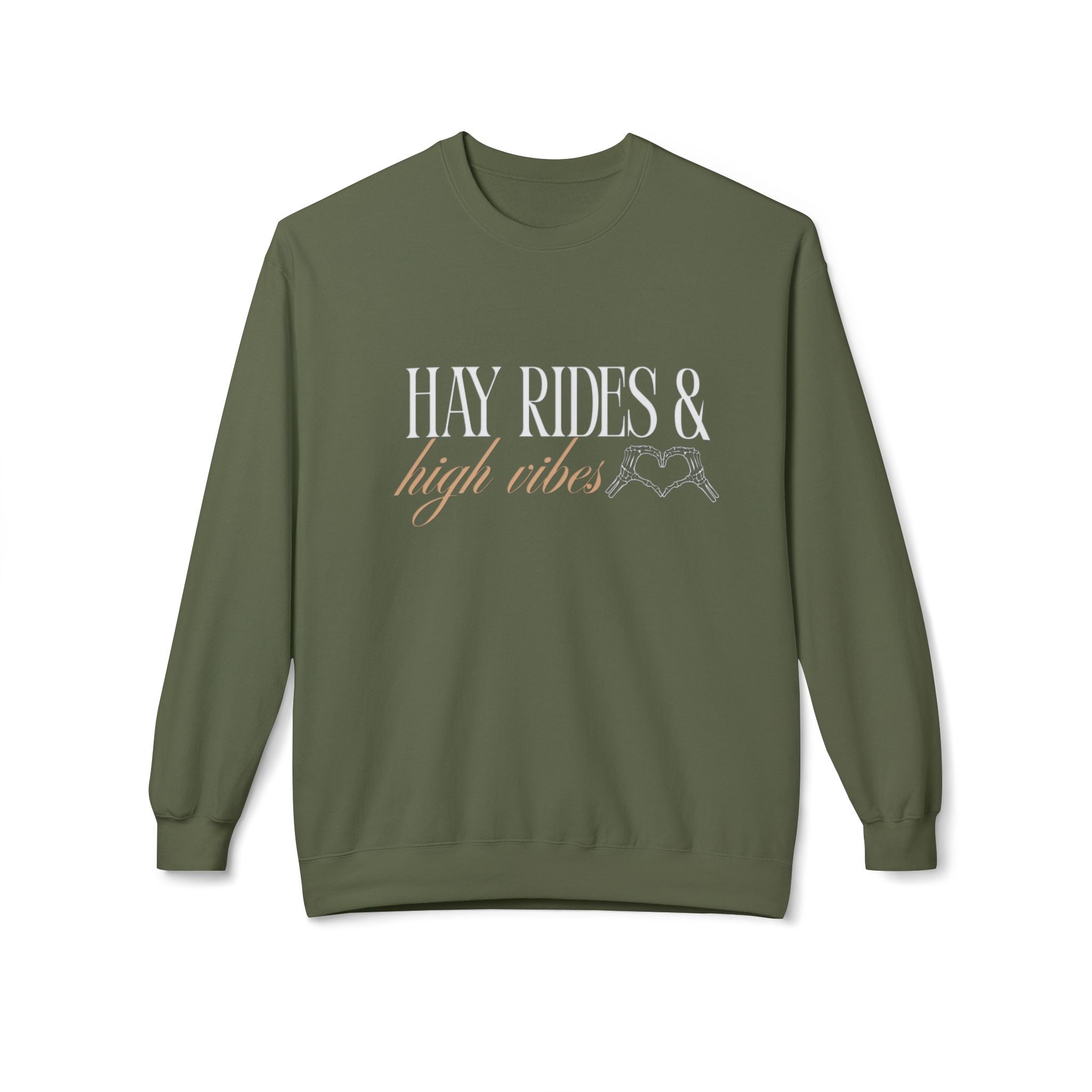 Hay Rides & High Vibes Crewneck