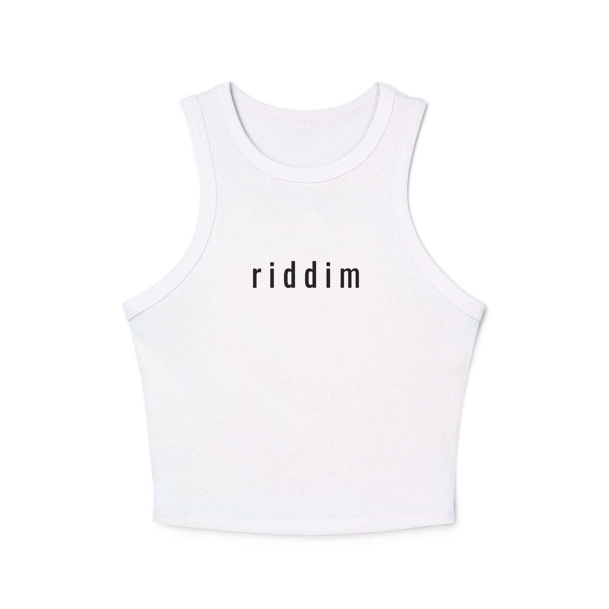 Riddim - Ribbed Racer Tank Top