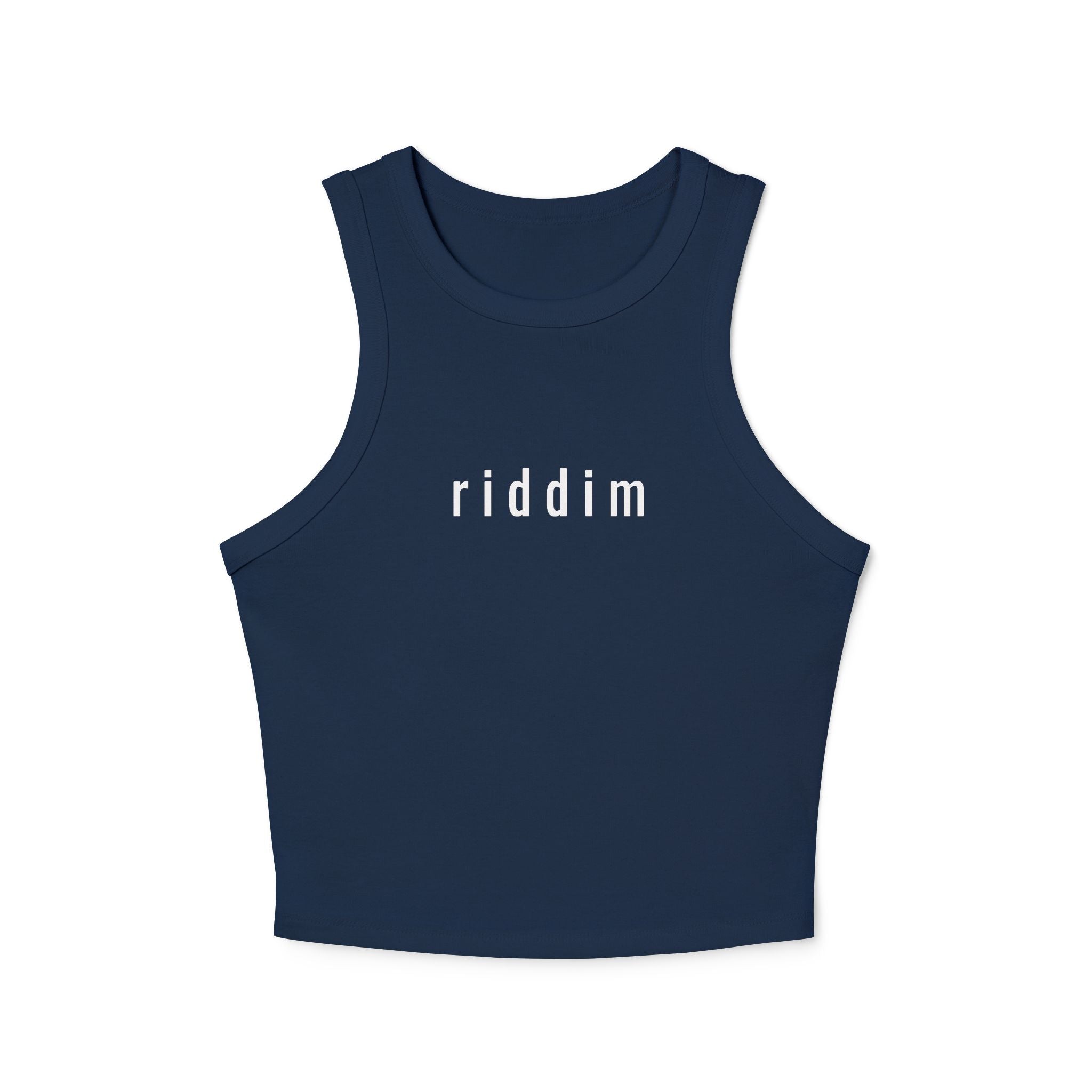 Riddim - Ribbed Racer Tank Top