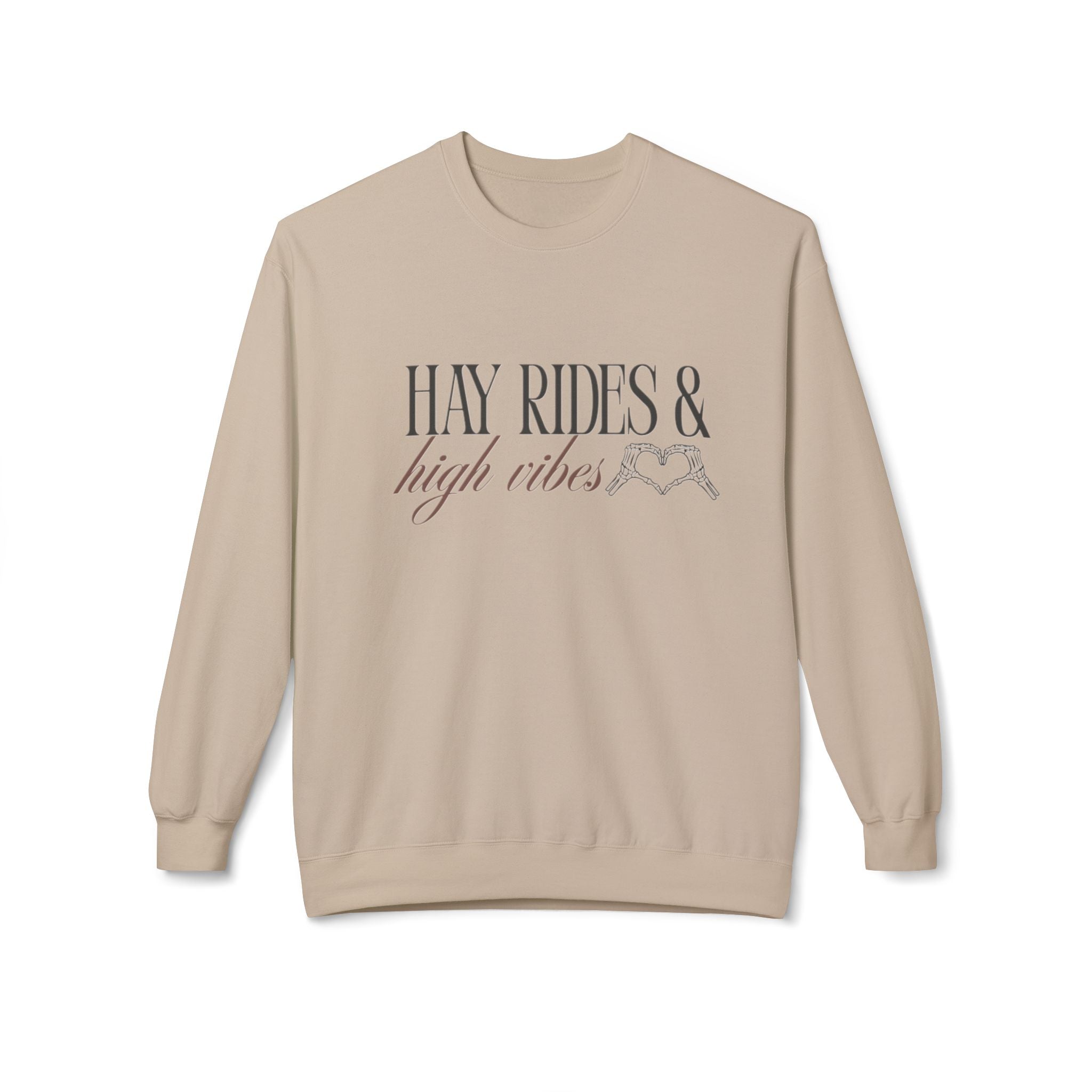 Hay Rides & High Vibes Crewneck