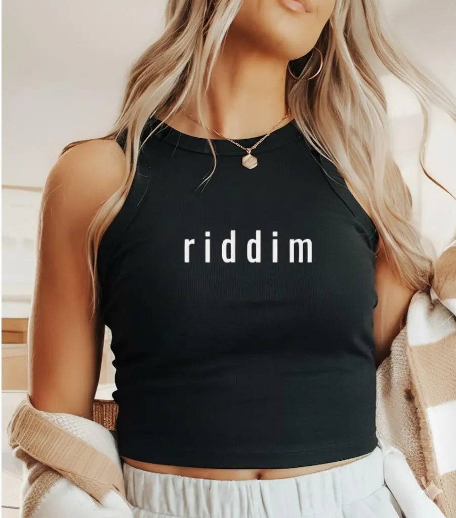 Riddim - Ribbed Racer Tank Top