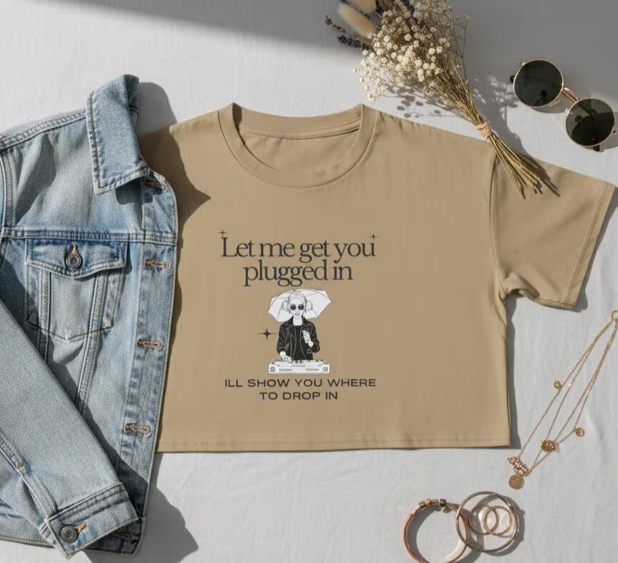 Drop In  Cropped T Shirt