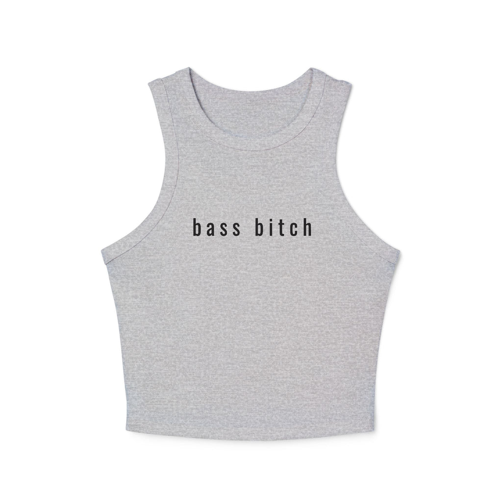 Bass Bitch - Ribbed Racer Tank Top