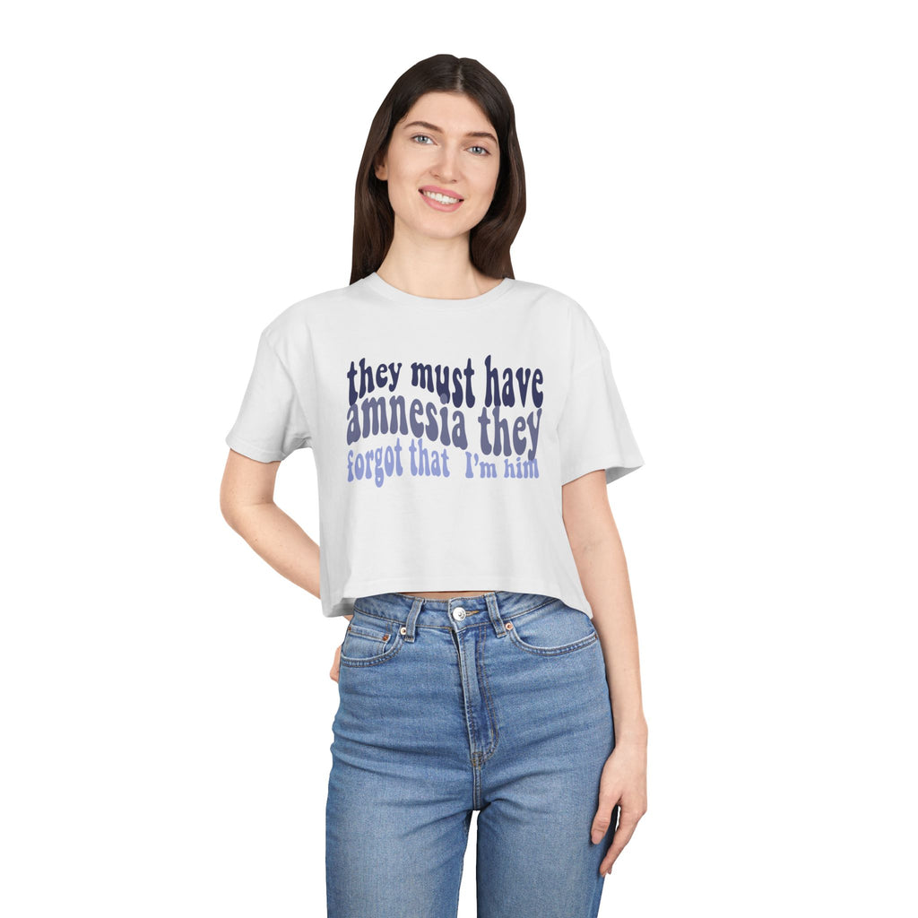 Amnesia Cropped T Shirt