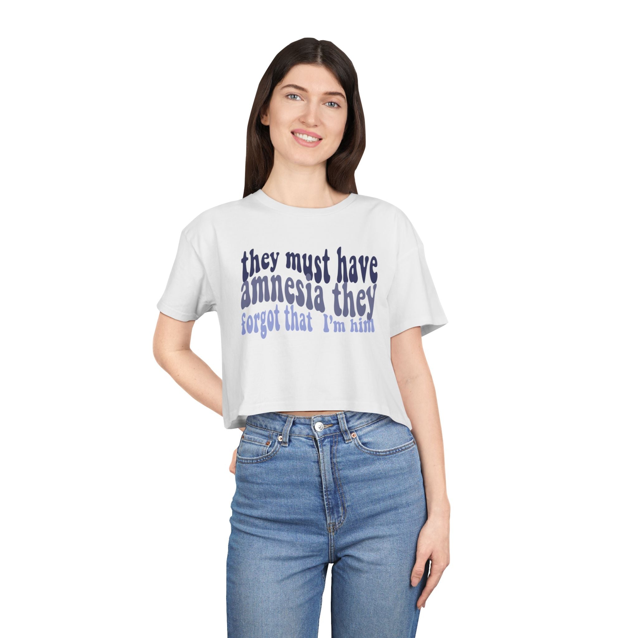 Amnesia Cropped T Shirt