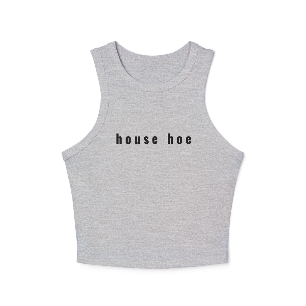 House Hoe - Ribbed Racer Tank Top