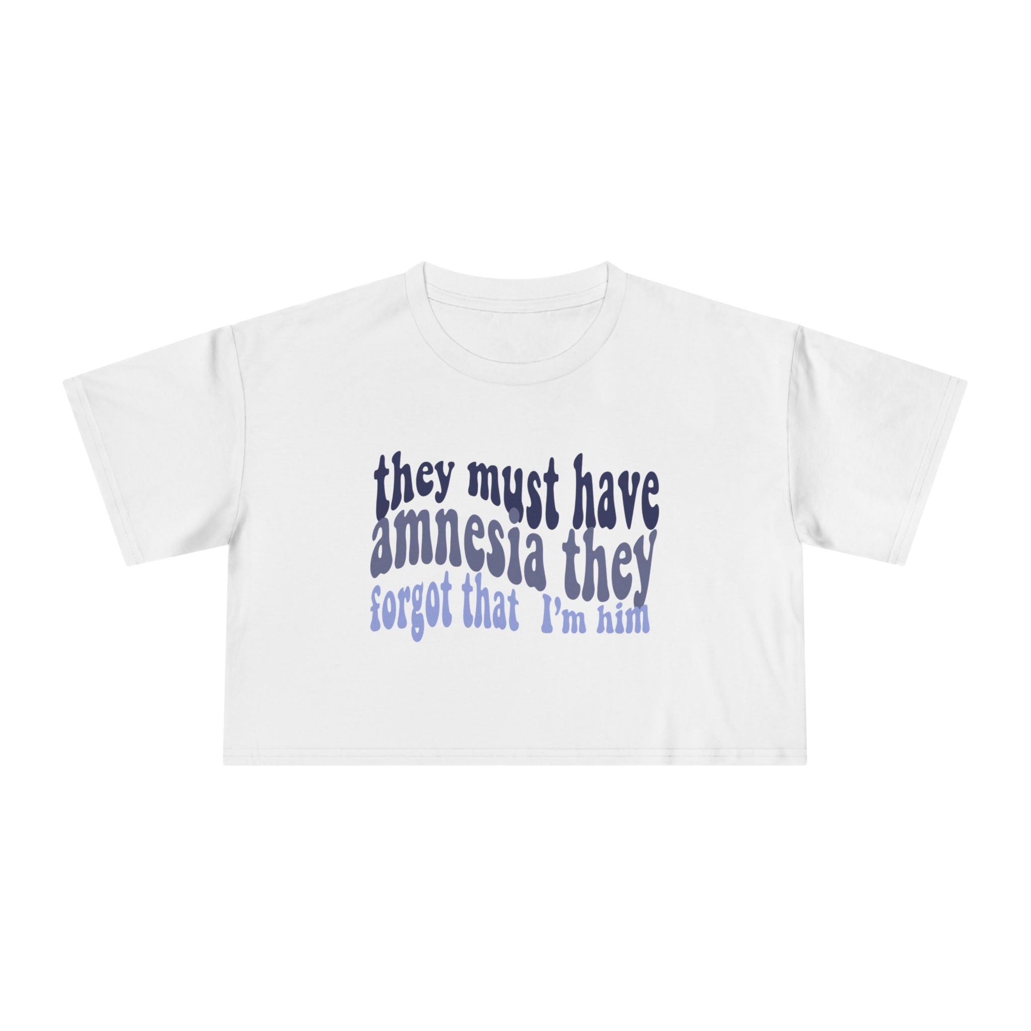 Amnesia Cropped T Shirt