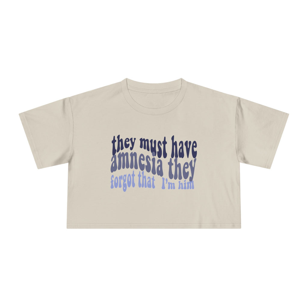 Amnesia Cropped T Shirt