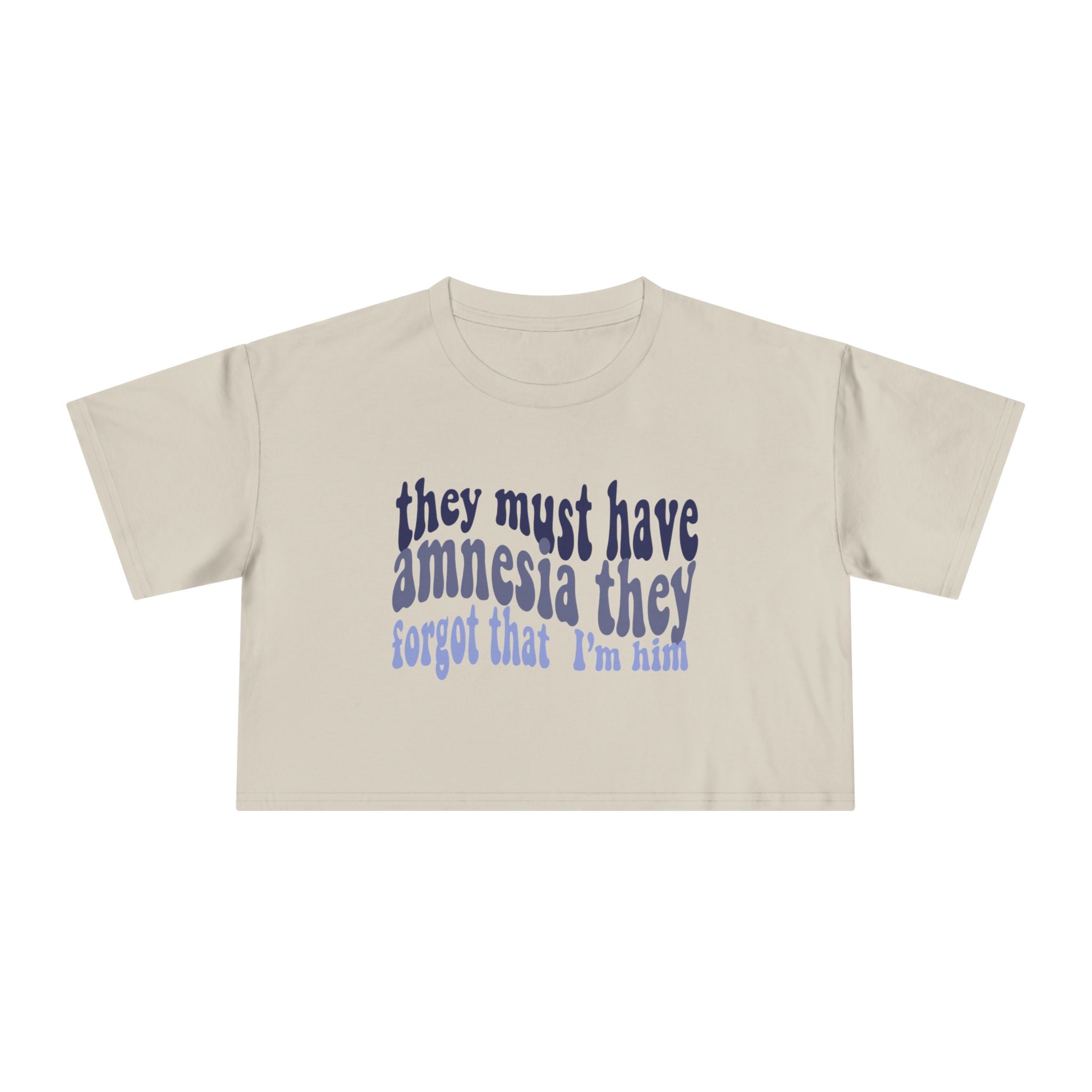 Amnesia Cropped T Shirt