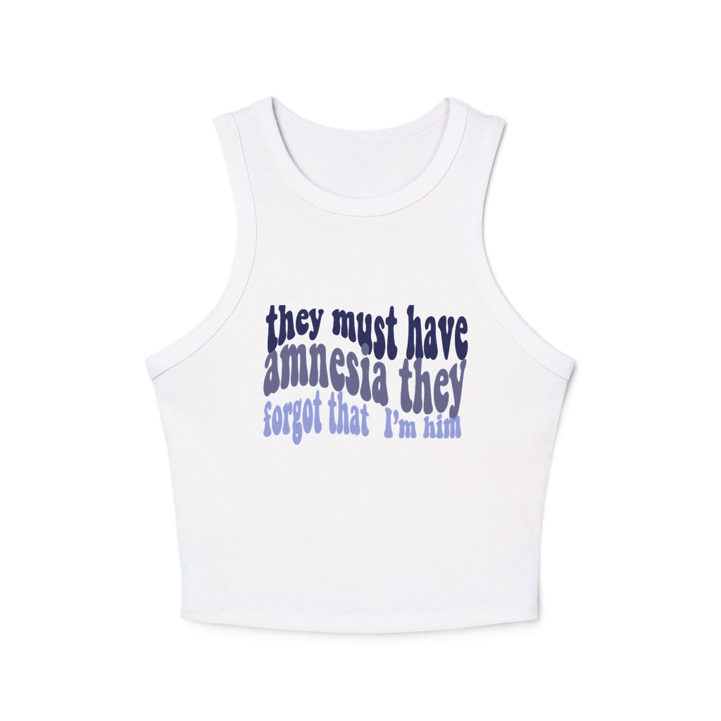 Amnesia Tank Top (Blue)