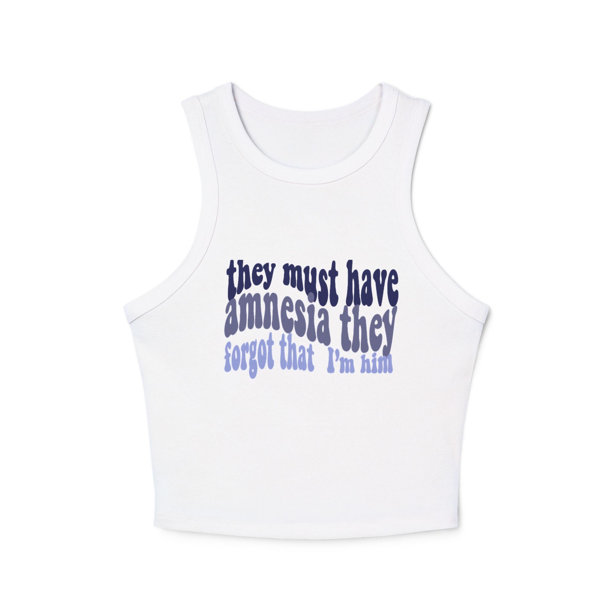 Amnesia Tank Top (Blue)