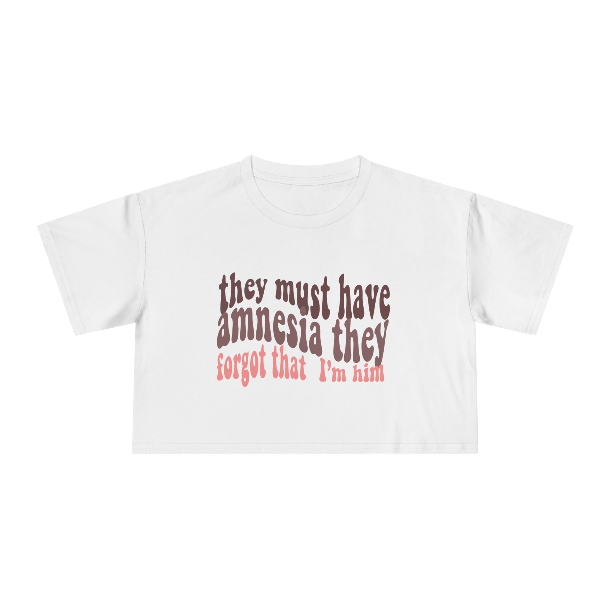 Amnesia Cropped T-Shirt