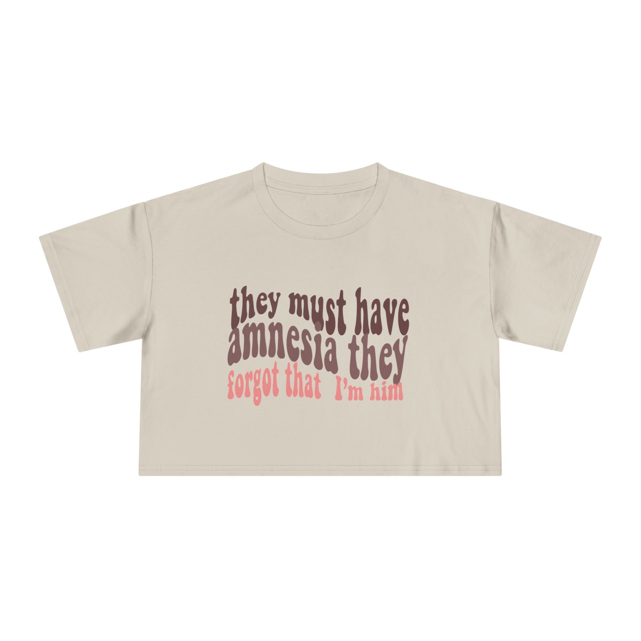 Amnesia Cropped T-Shirt