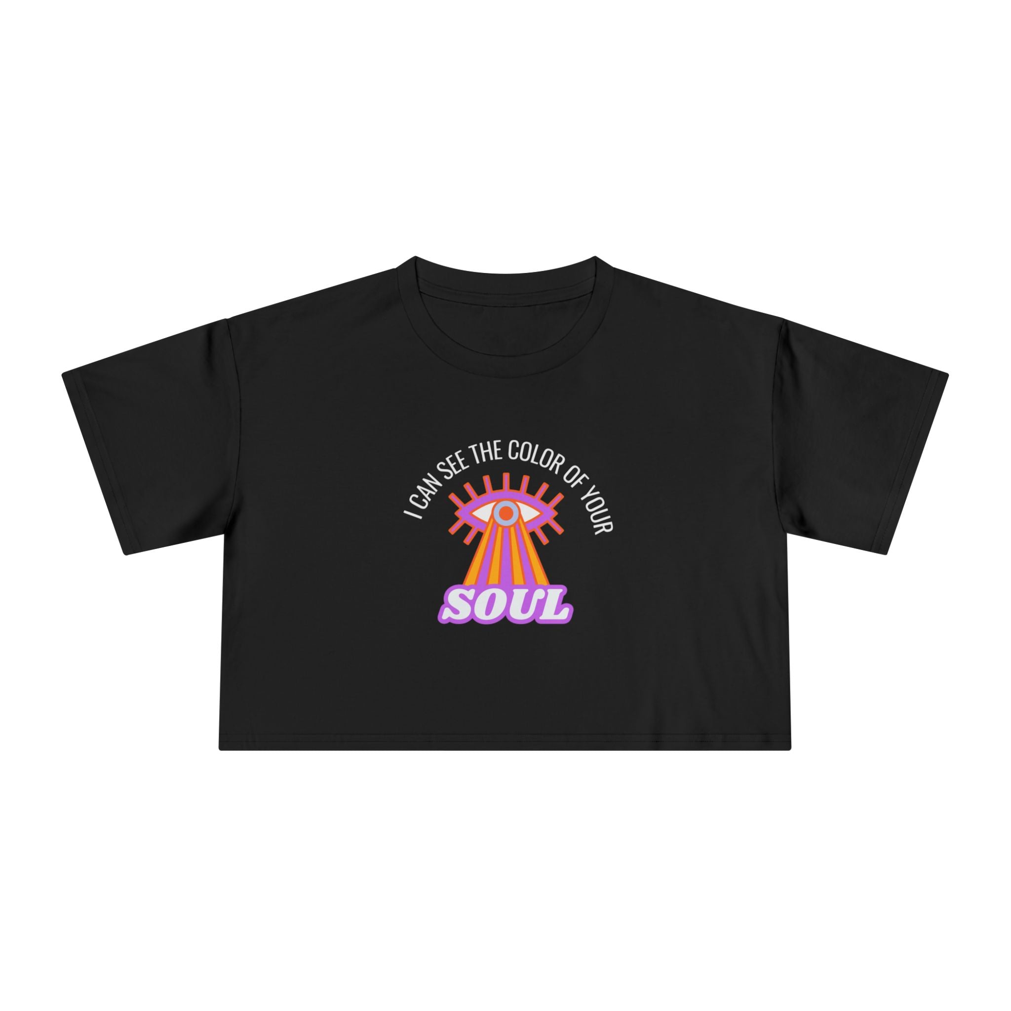 Color of Your Soul Cropped T Shirt