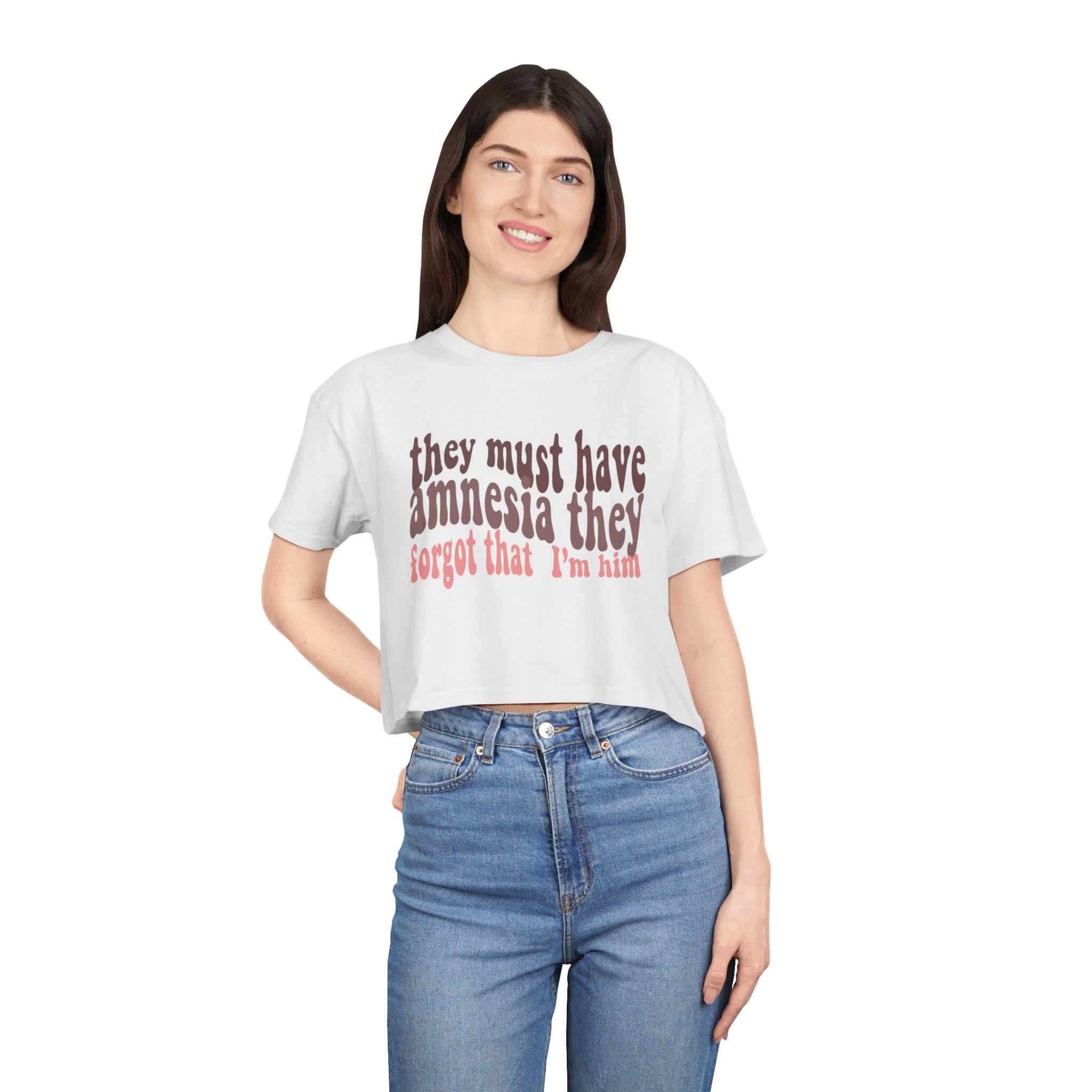Amnesia Cropped T-Shirt
