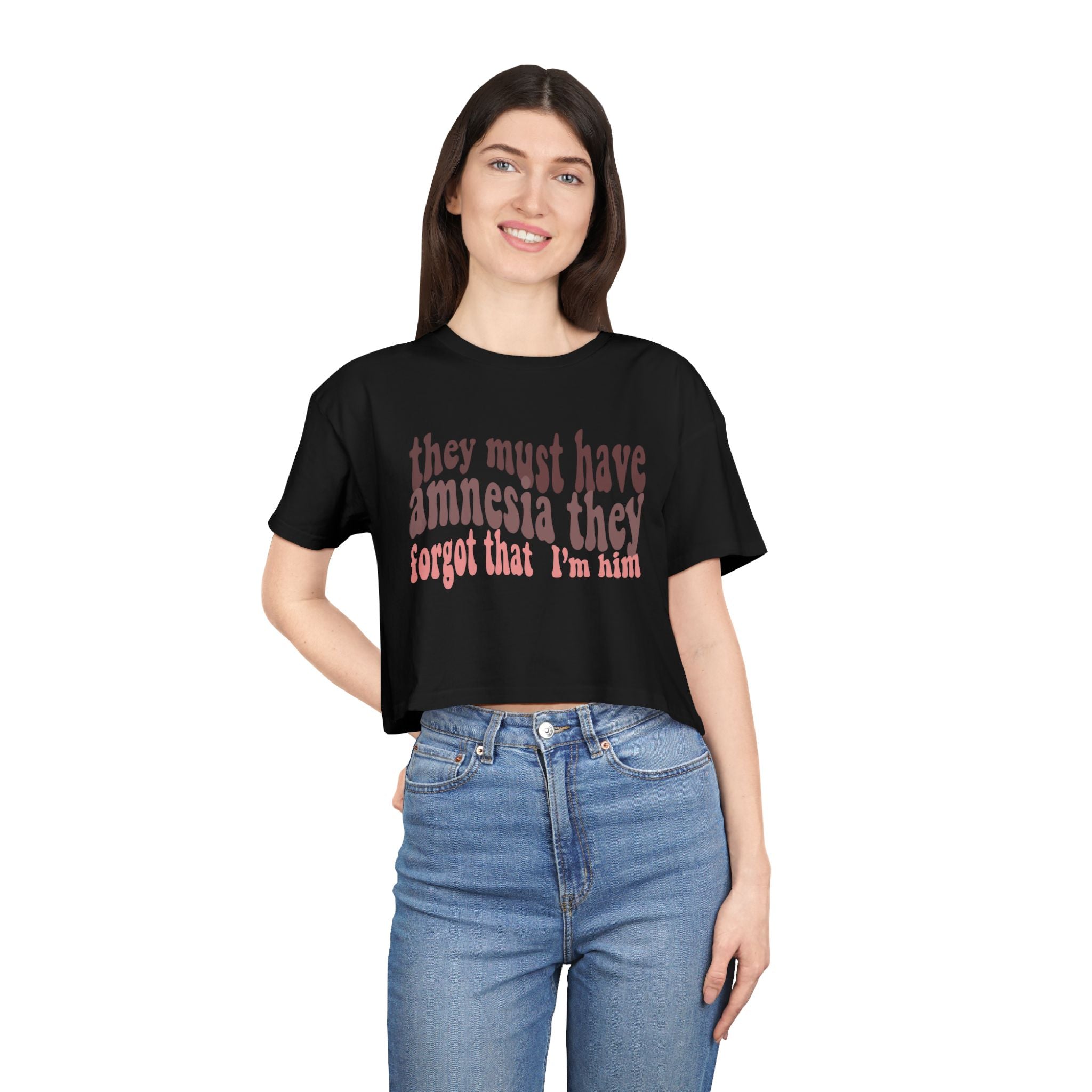 Amnesia Cropped T-Shirt